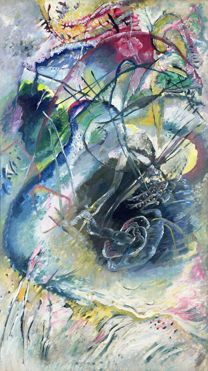 Improwizacja bez tytułu, 1914 autorstwa Wassily Kandinsky