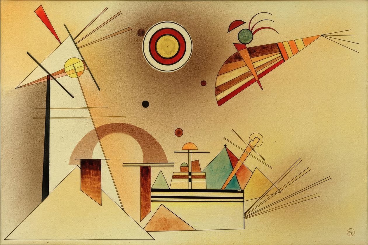 Zredukowana waga autorstwa Wassily Kandinsky