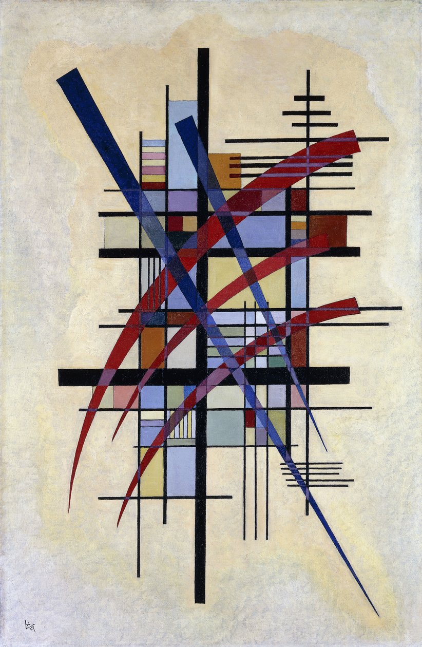 postacie z akompaniamentem autorstwa Wassily Kandinsky