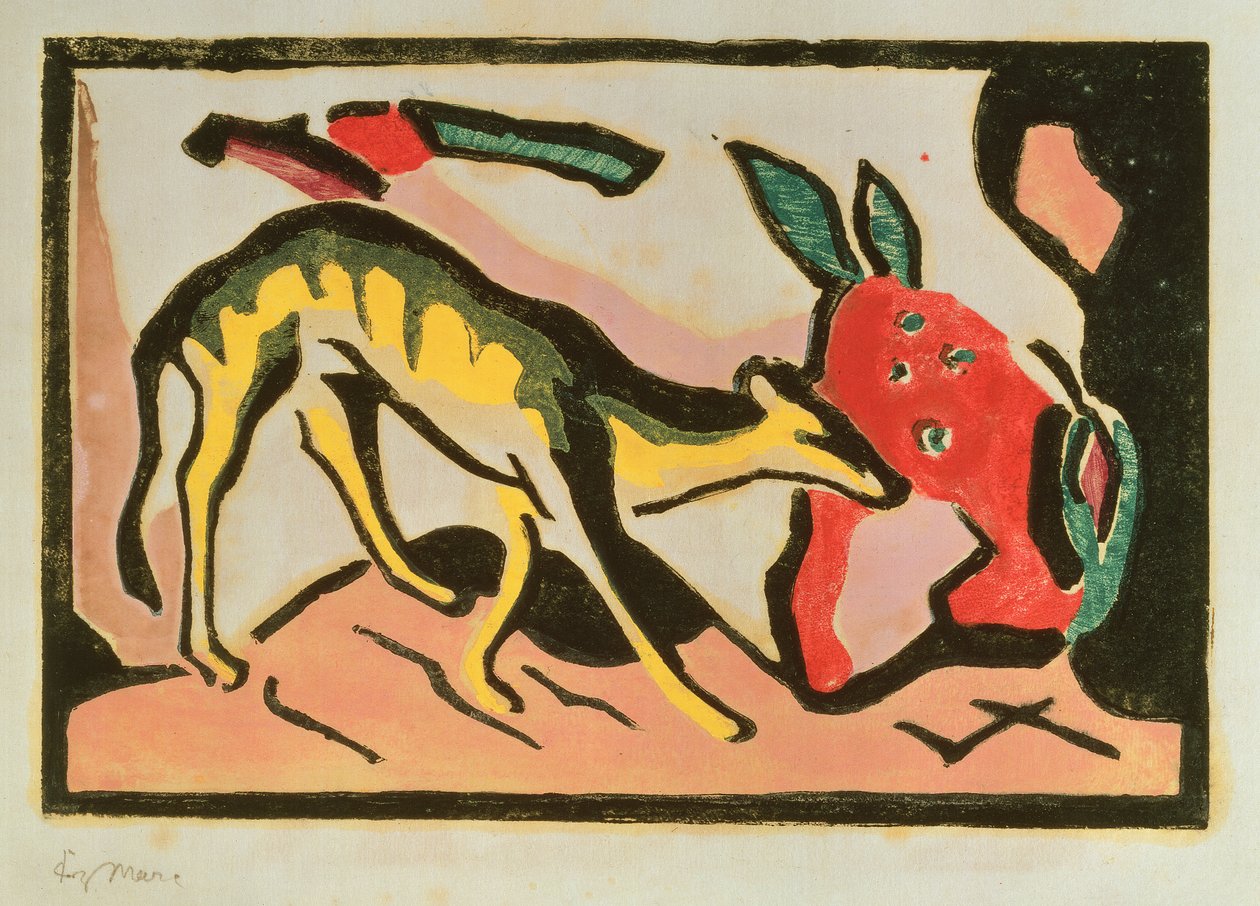 Niebieski jeździec autorstwa Wassily & Marc Franz (1880 1916) Kandinsky