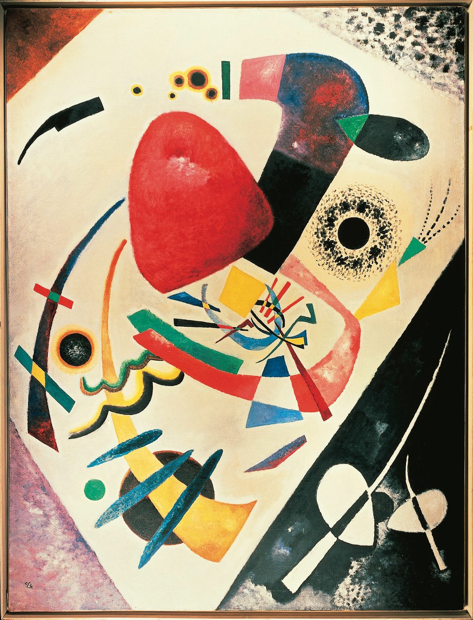 Czerwona plama autorstwa Wassily & Marc Franz (1880 1916) Kandinsky