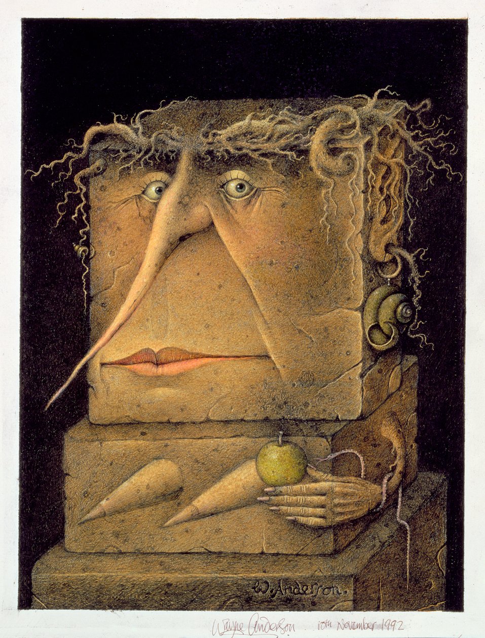 Ewa (ołówek i kredka na papierze) (para 155035) autorstwa Wayne Anderson