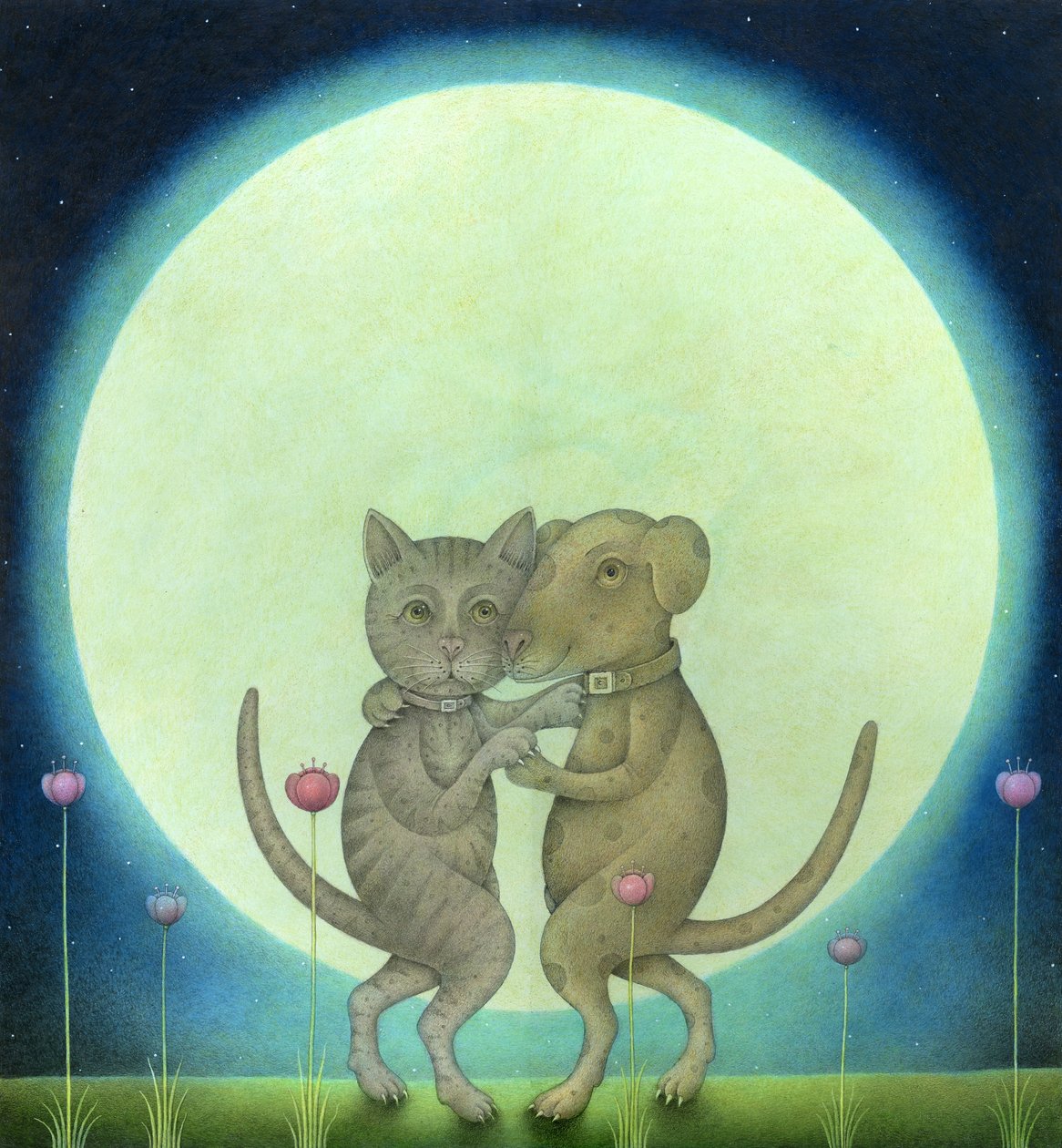 Tiptoe through the Tulips, 2010 (mixed media) autorstwa Wayne Anderson