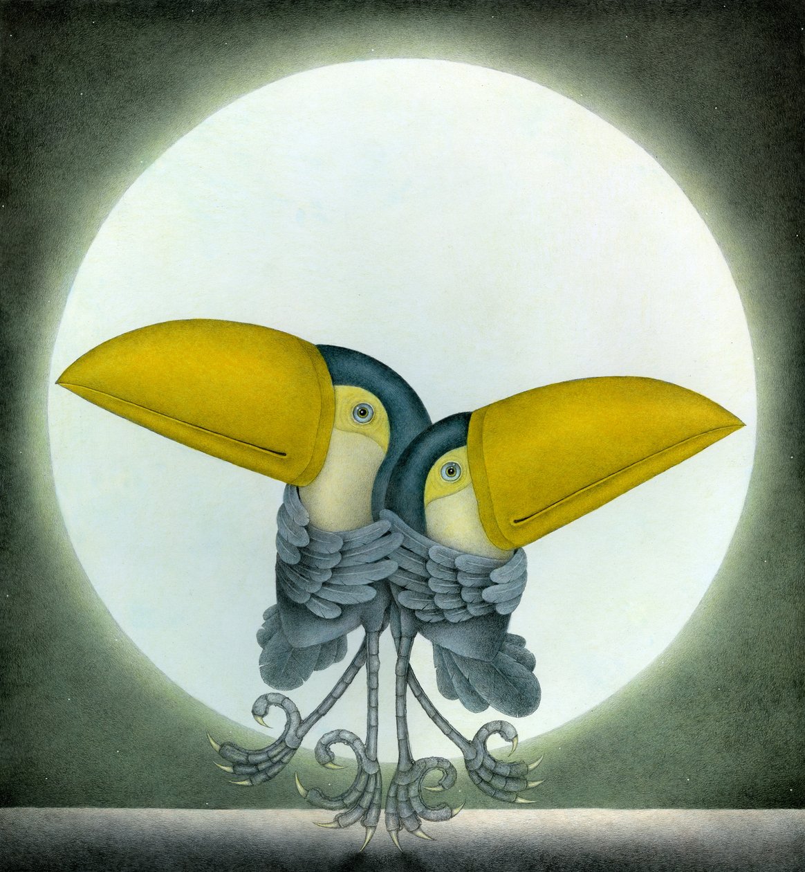 Toucan Can Can, 2010 (media mieszane) autorstwa Wayne Anderson