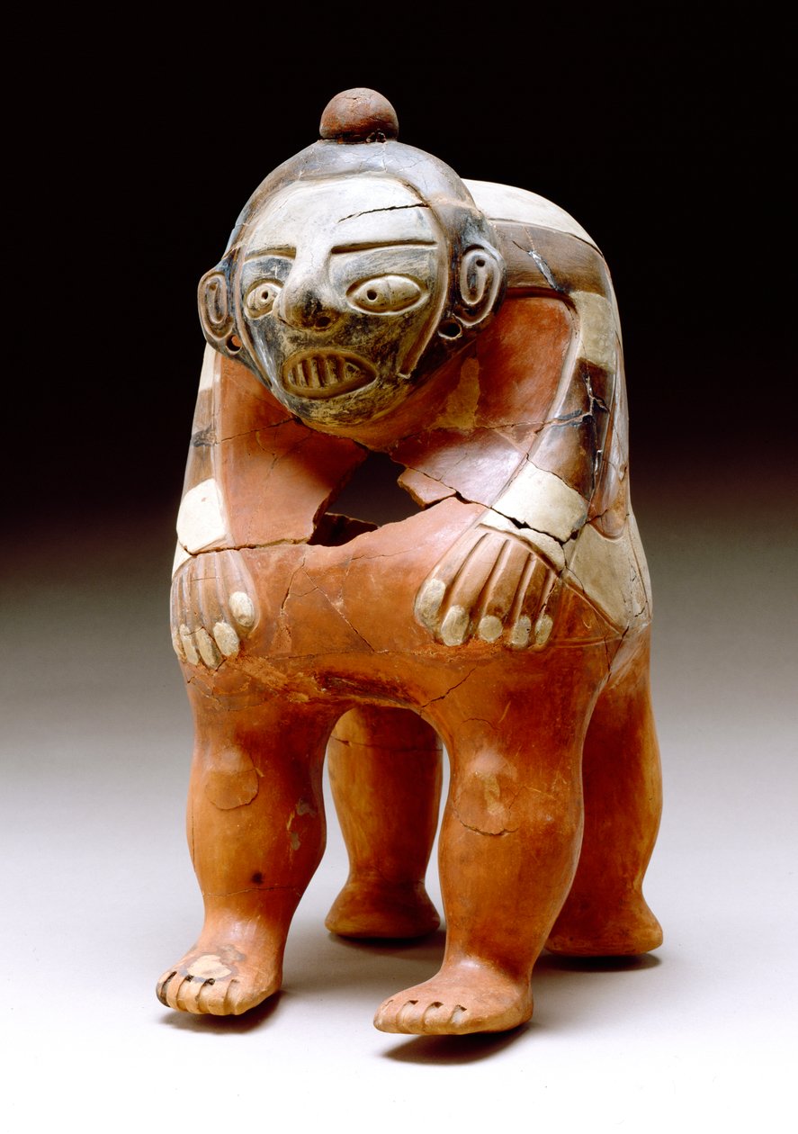 Urna z podobizną ludzką, 600-900 (ceramika) autorstwa Weeden Island culture