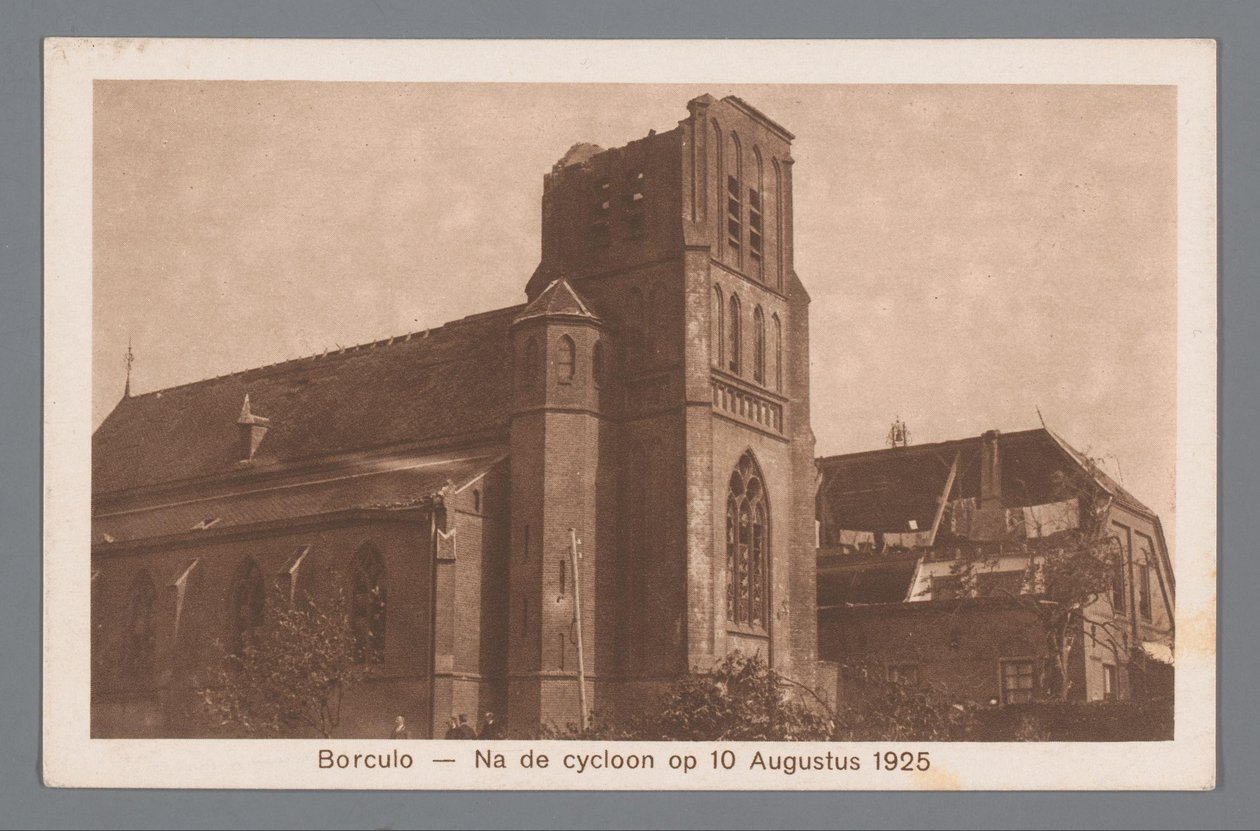 Borculo – Po cyklonie 10 sierpnia 1925 r. autorstwa Weenenk and Snel