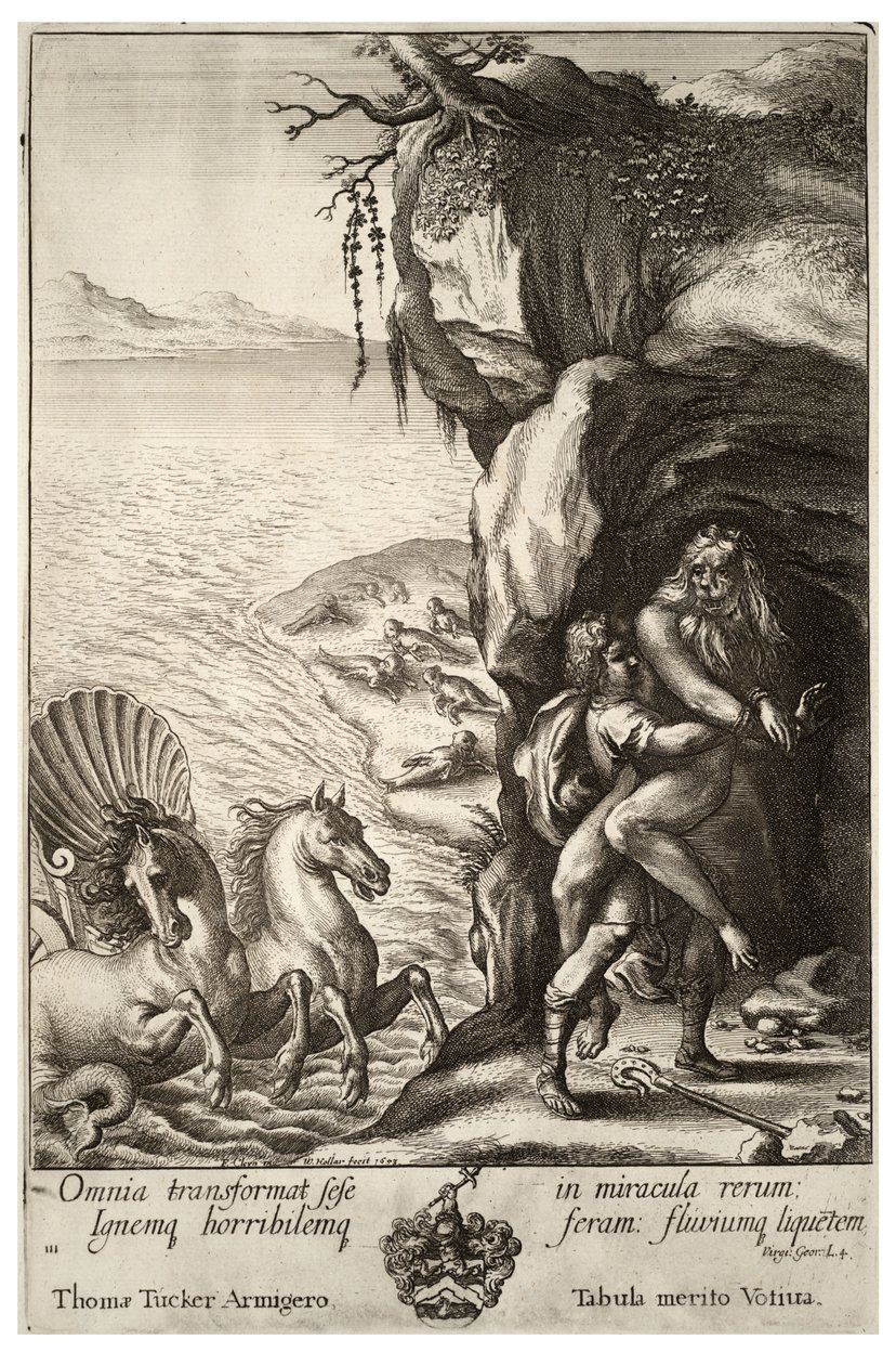 Arysteusz i Proteusz. Stan 2 autorstwa Wenceslaus Hollar