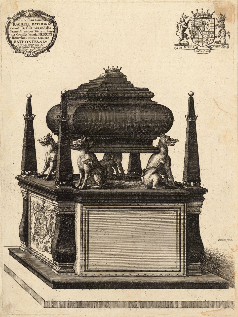 Bourchier (pomnik). Stan 1 autorstwa Wenceslaus Hollar