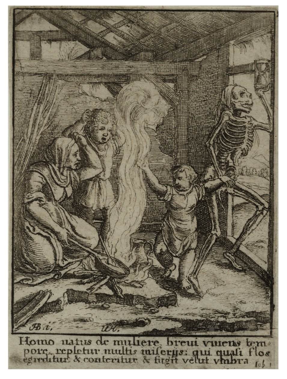 Dziecko. Stan 2 autorstwa Wenceslaus Hollar