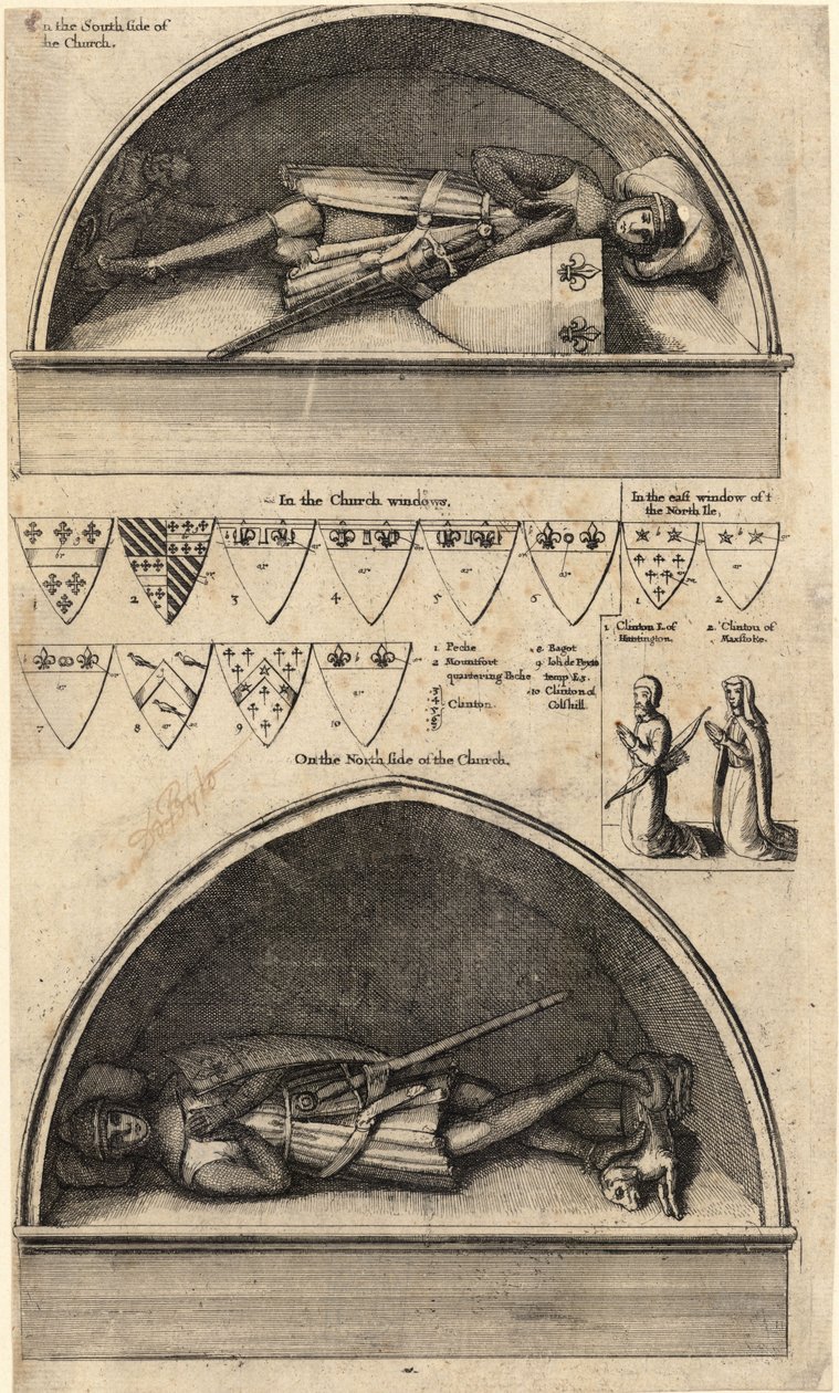 Rodzina Clintonów (zabytek) autorstwa Wenceslaus Hollar