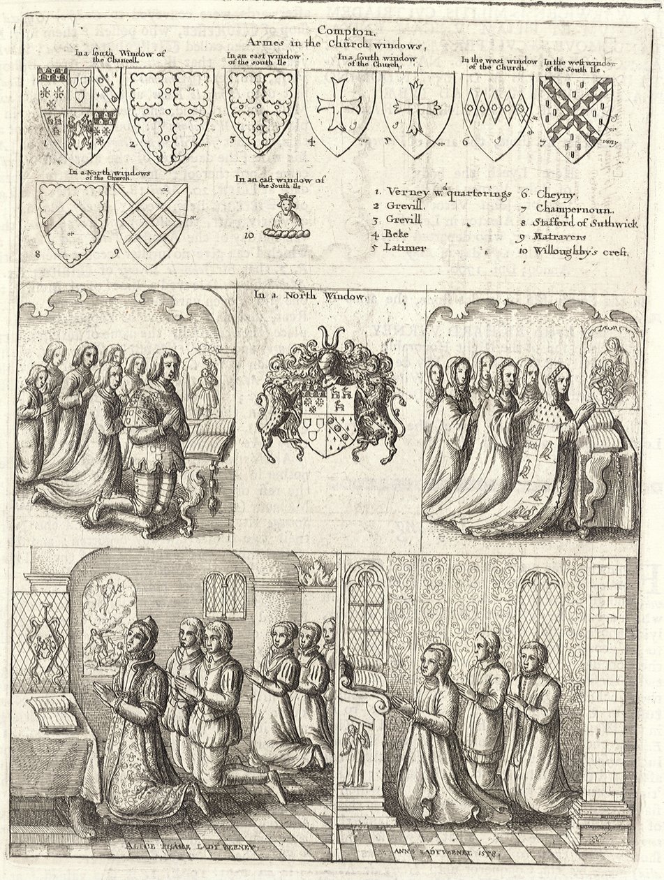 Compton (witraż) autorstwa Wenceslaus Hollar