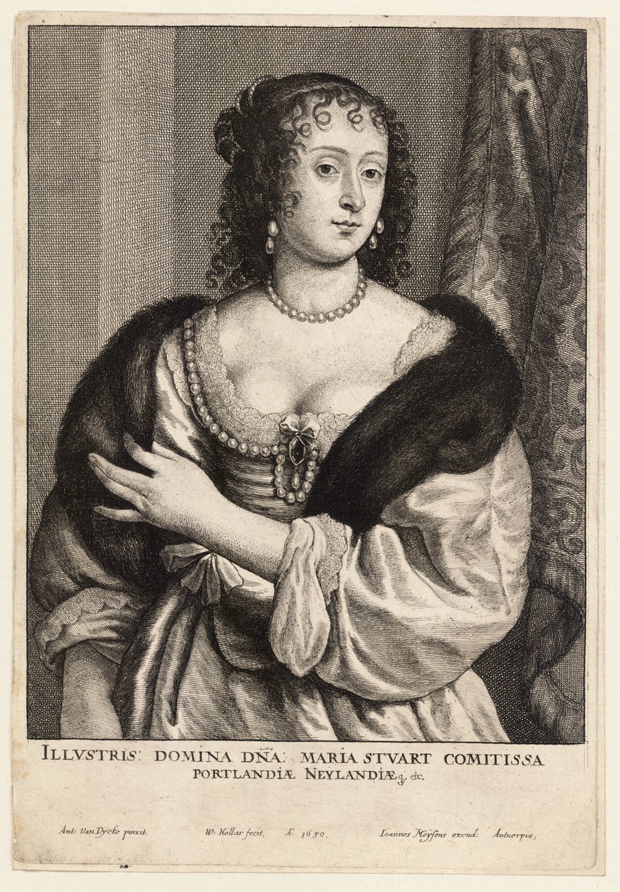 Hrabina Portland autorstwa Wenceslaus Hollar