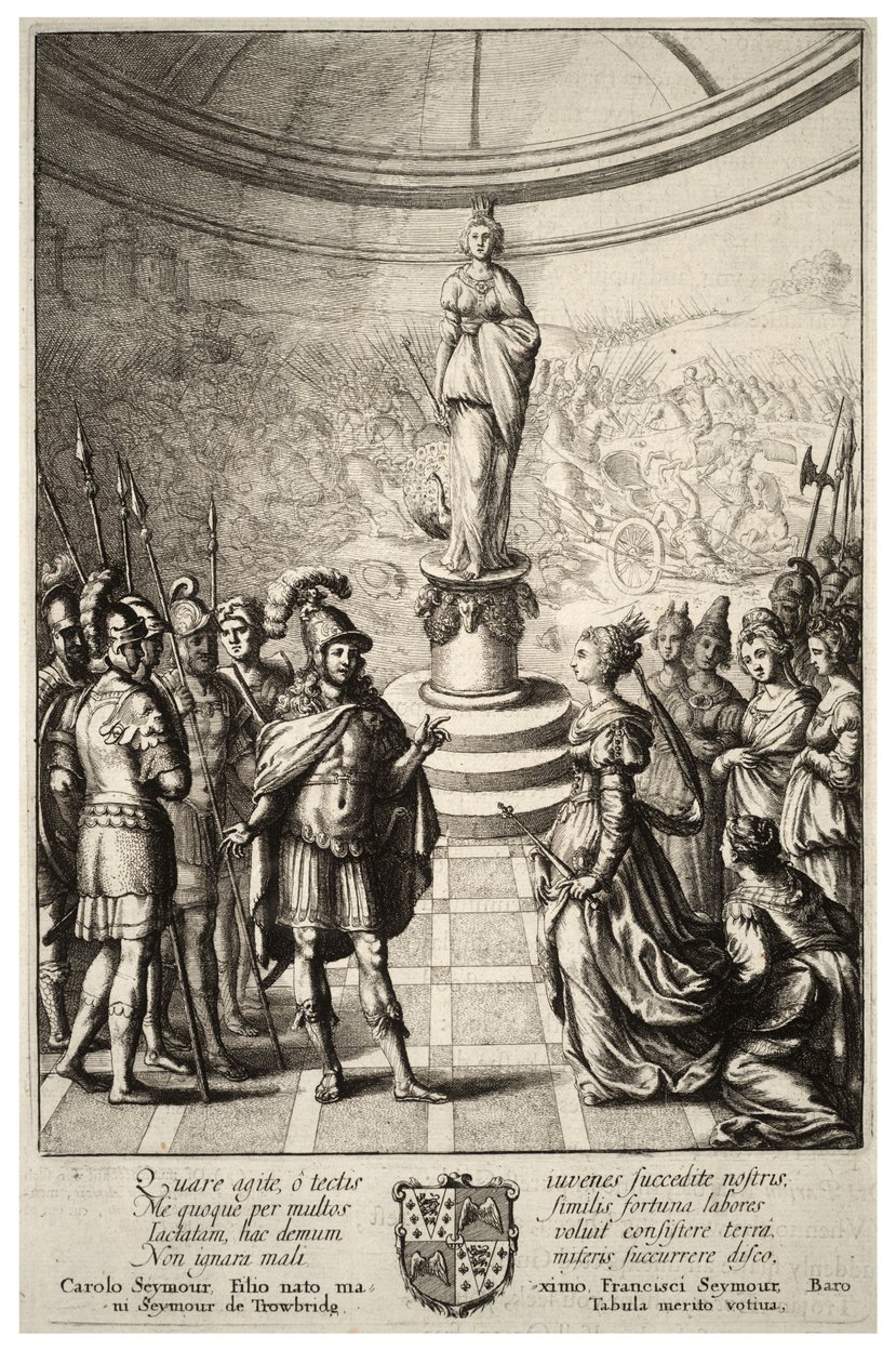 Dydona i Eneasz. Stan 2 autorstwa Wenceslaus Hollar