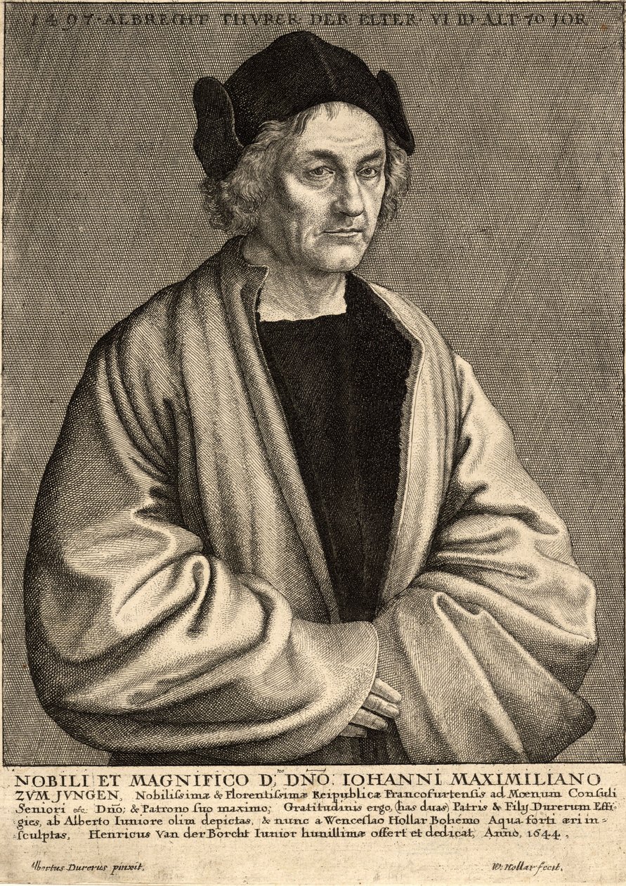 Dürer starszy. Stan 2 autorstwa Wenceslaus Hollar