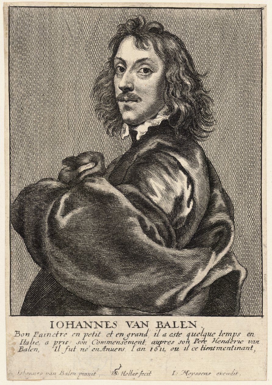 Johannes von Balen autorstwa Wenceslaus Hollar
