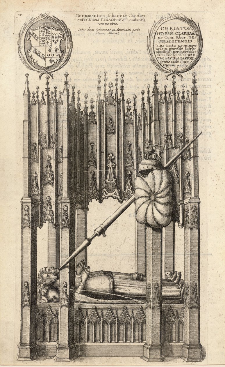 Jan z Gaunt (pomnik) autorstwa Wenceslaus Hollar