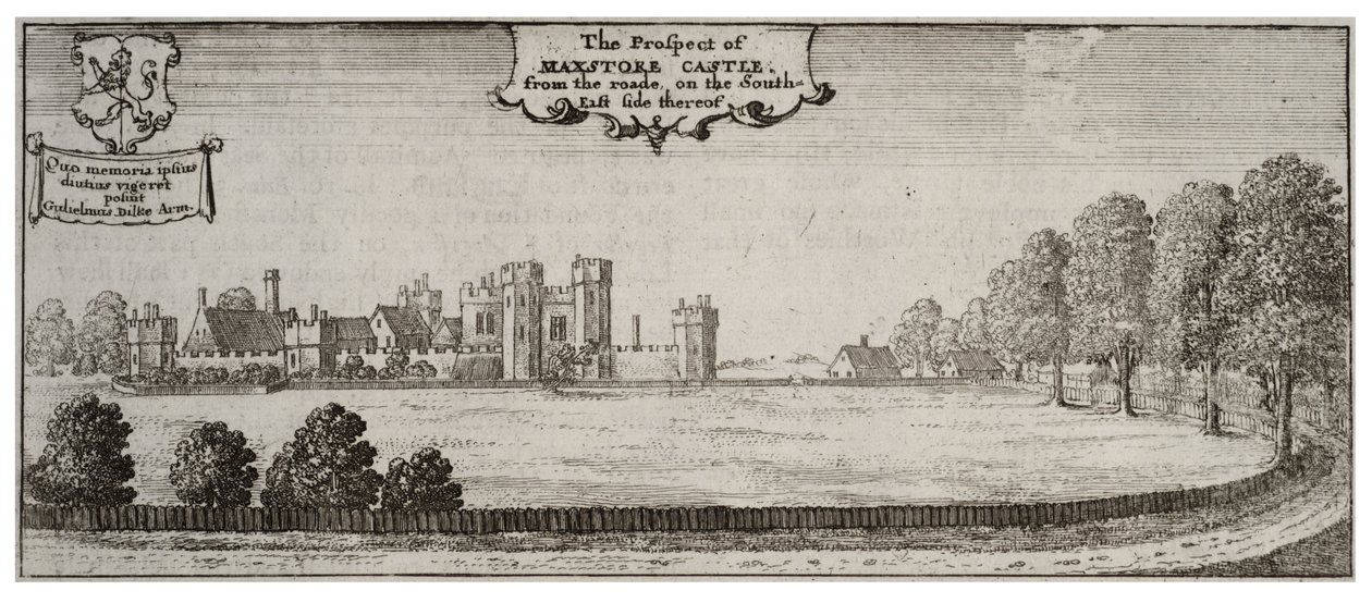 Maxstoke autorstwa Wenceslaus Hollar