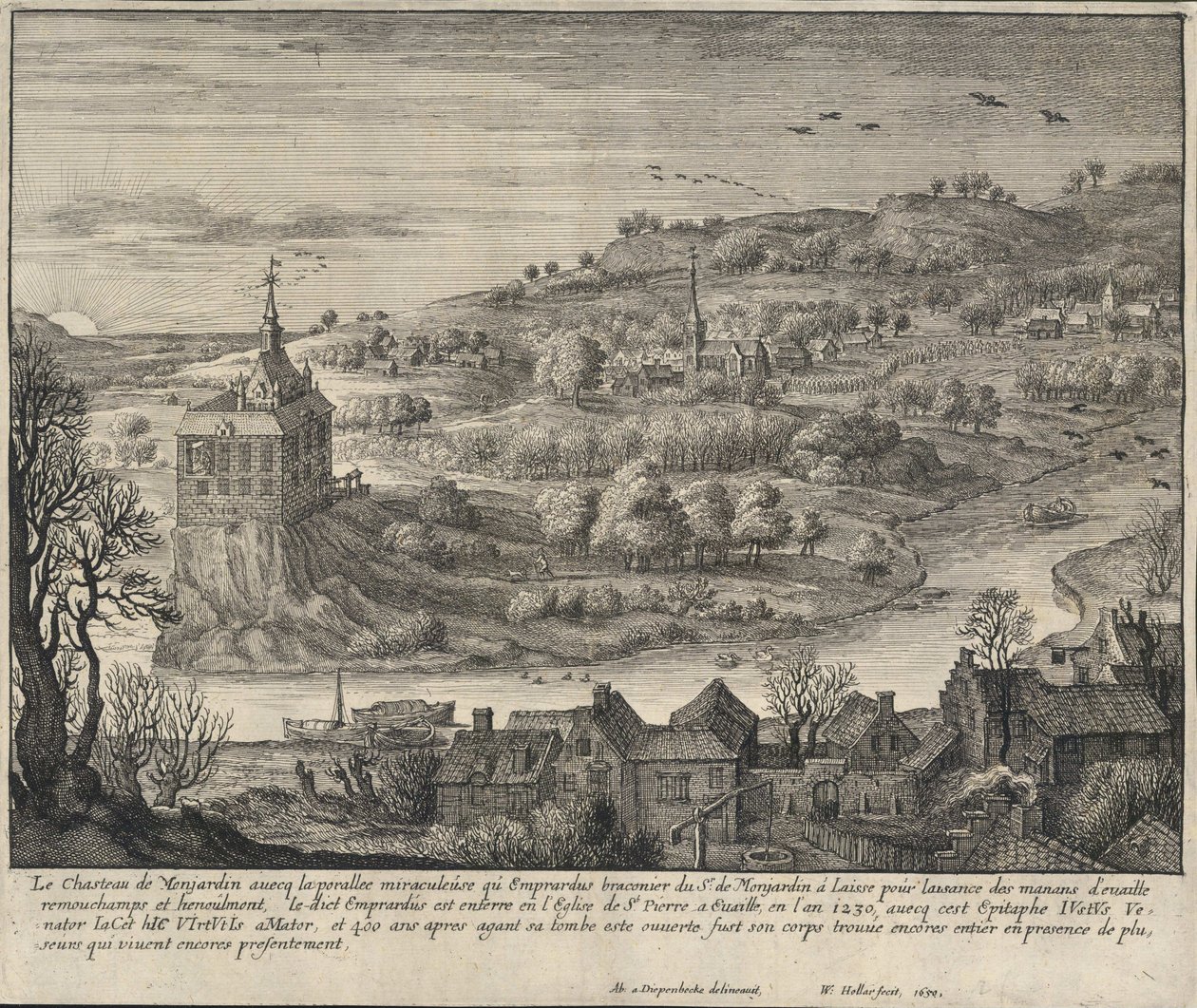 Monjardina. Stan 1 autorstwa Wenceslaus Hollar