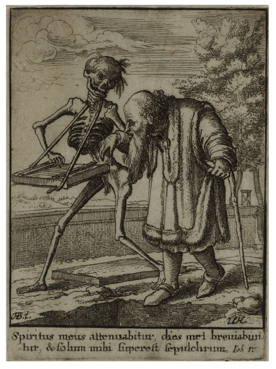 Starzec. Stan 2 autorstwa Wenceslaus Hollar