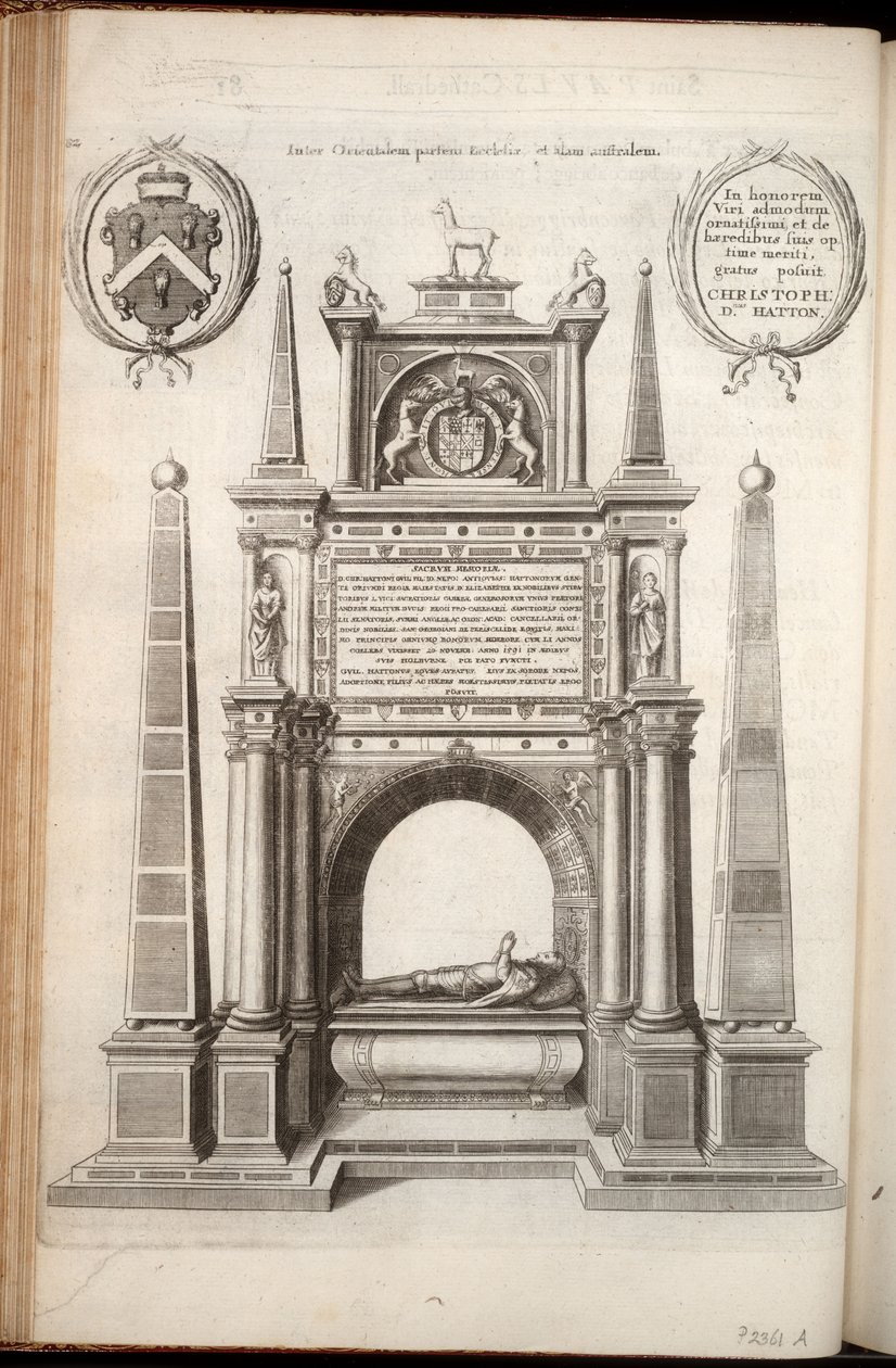 Sir Christophera Hattena autorstwa Wenceslaus Hollar