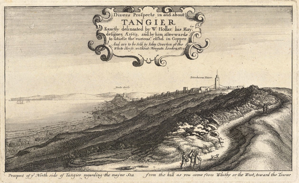 Tanger. Tytuł serii.. Stan 1 autorstwa Wenceslaus Hollar