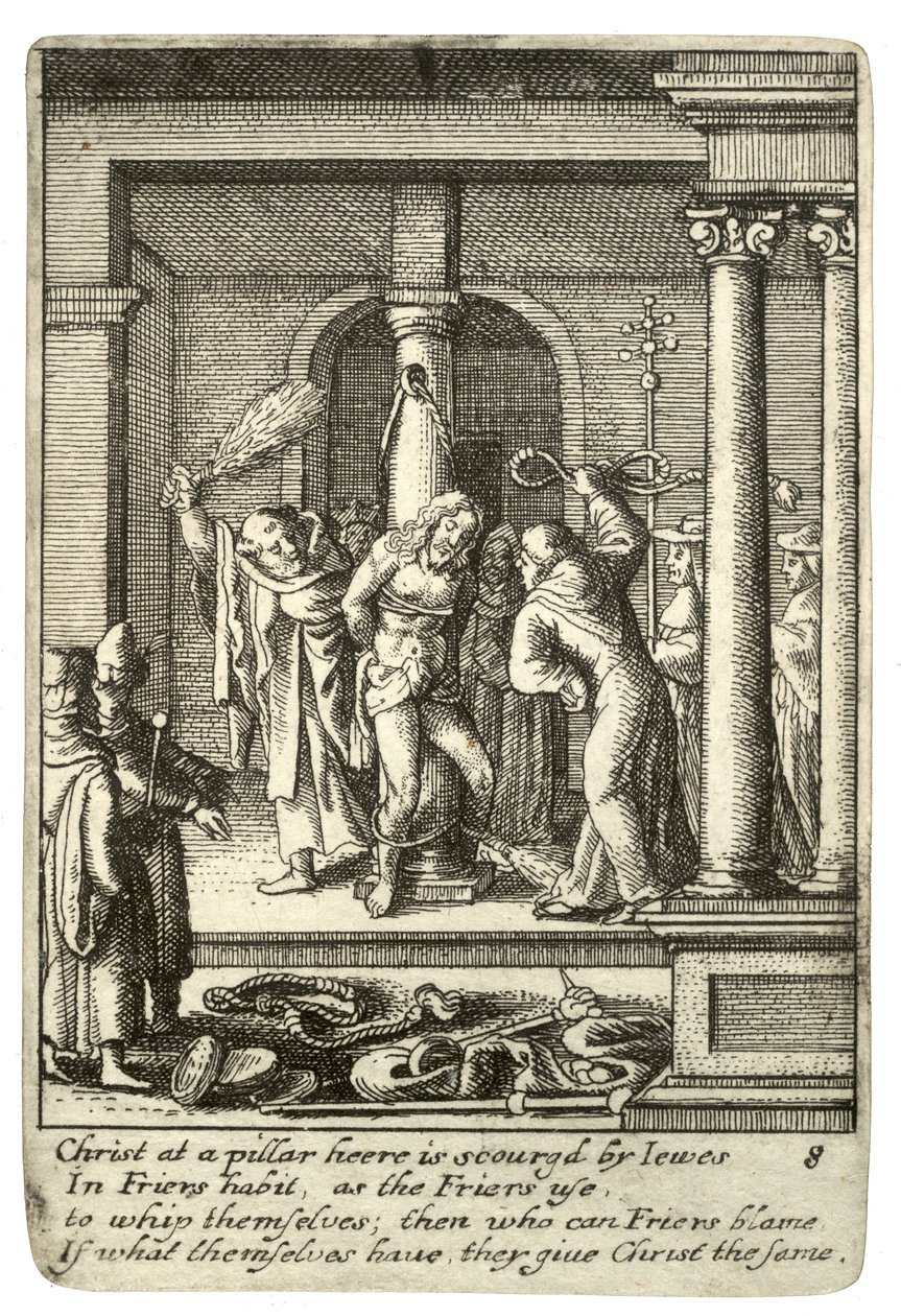 Biczowanie autorstwa Wenceslaus Hollar