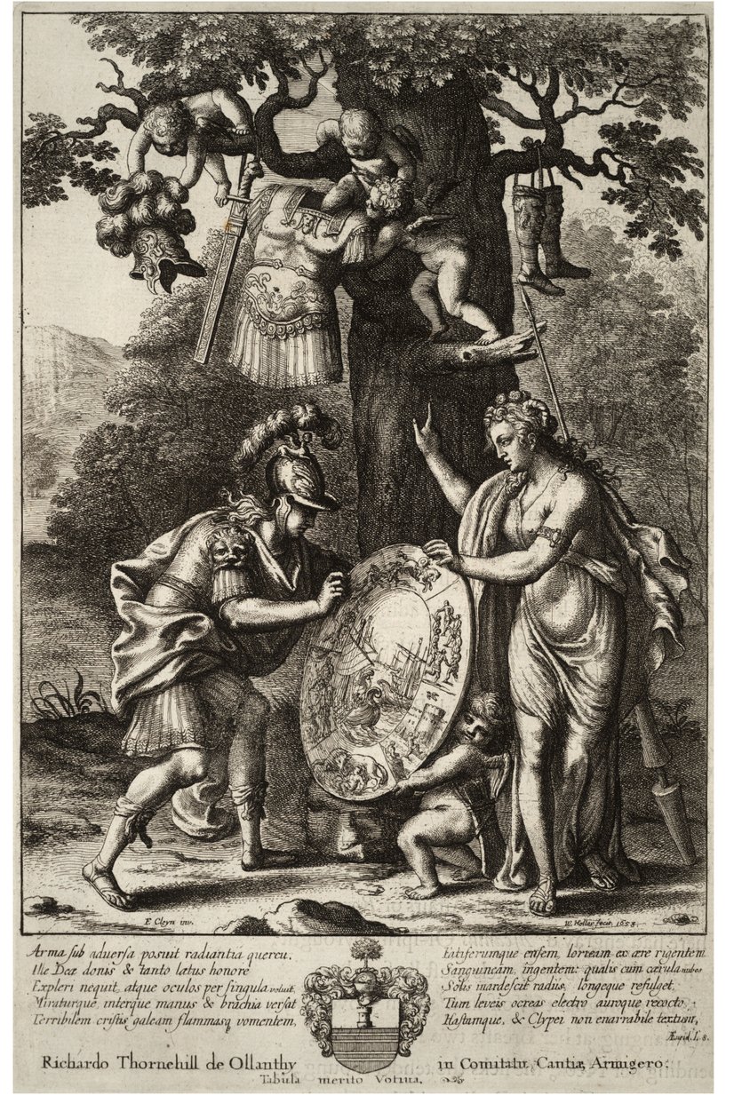 Wenus przynosi Eneaszowi broń. Stan 2 autorstwa Wenceslaus Hollar