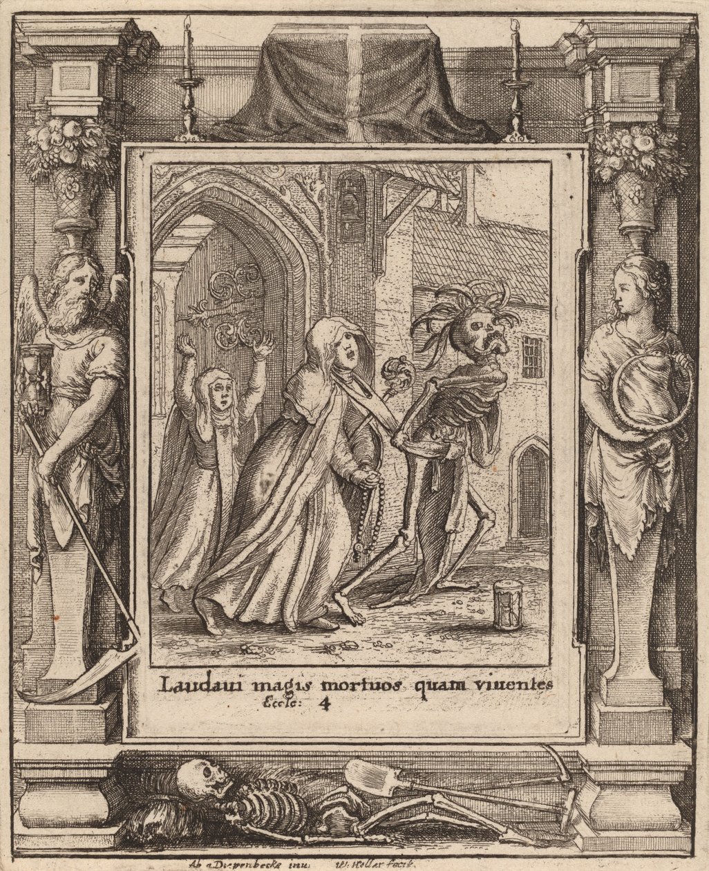Ksieni, 1651. autorstwa Wenceslaus Hollar