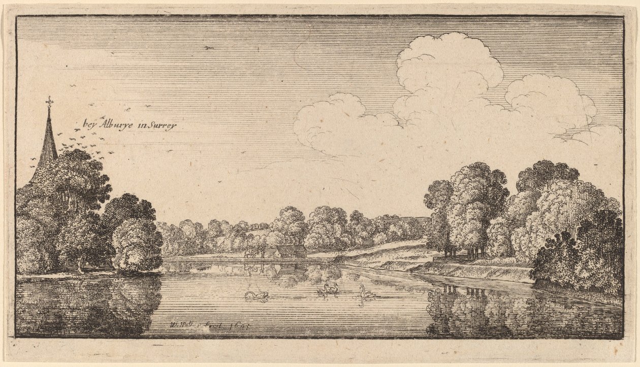 Albury autorstwa Wenceslaus Hollar