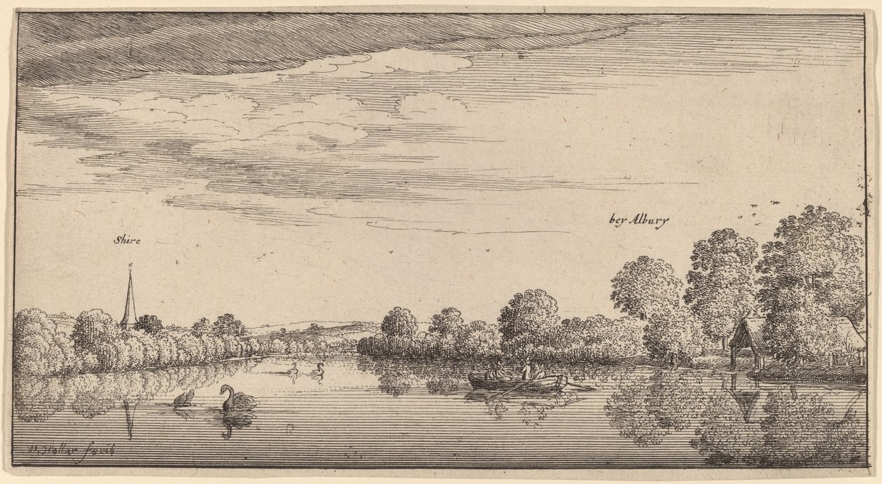 Albury autorstwa Wenceslaus Hollar