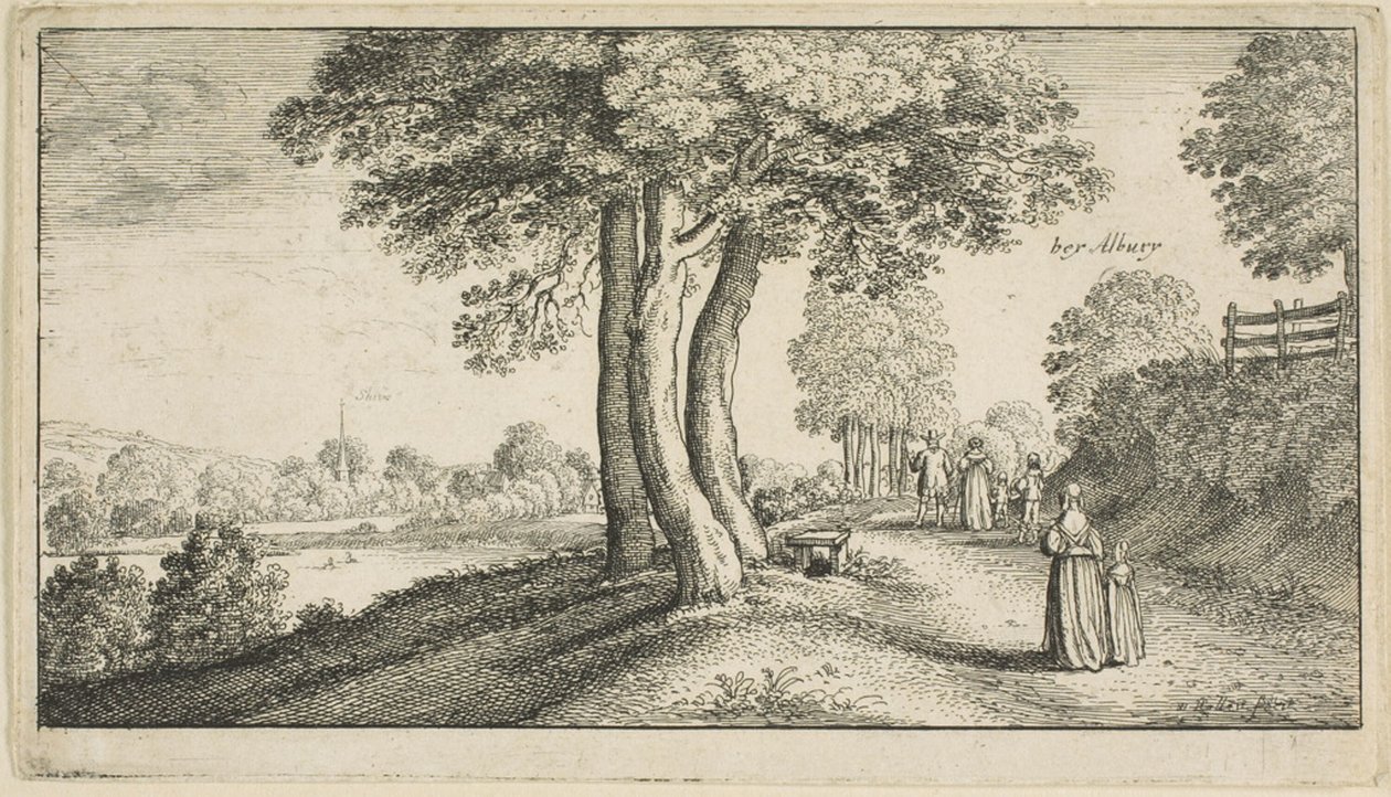 Albury autorstwa Wenceslaus Hollar