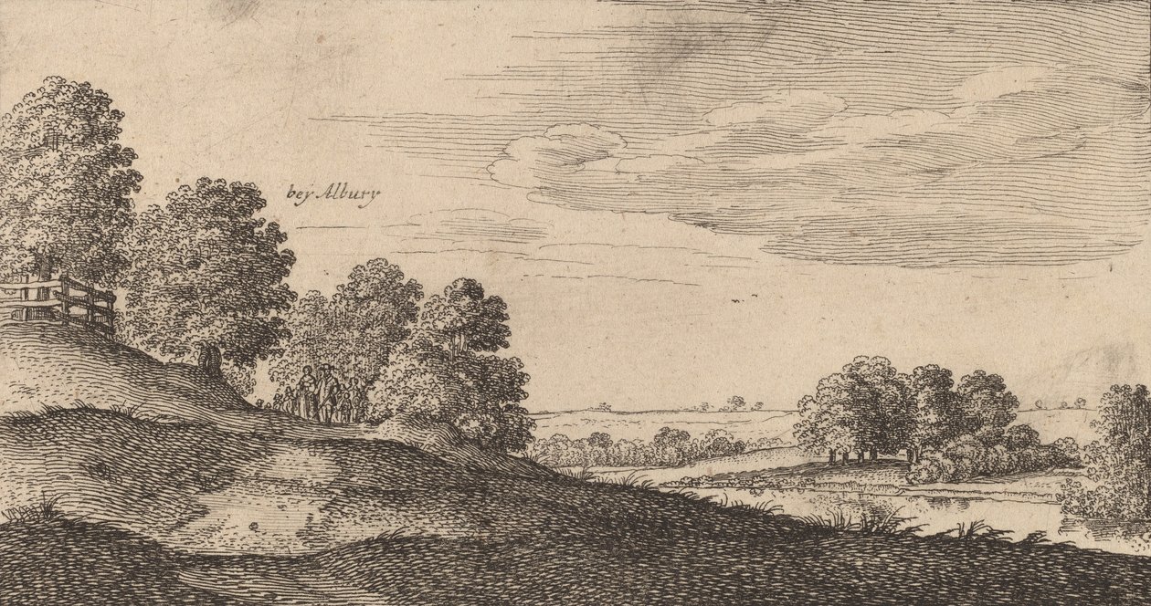 Albury, 1645. autorstwa Wenceslaus Hollar