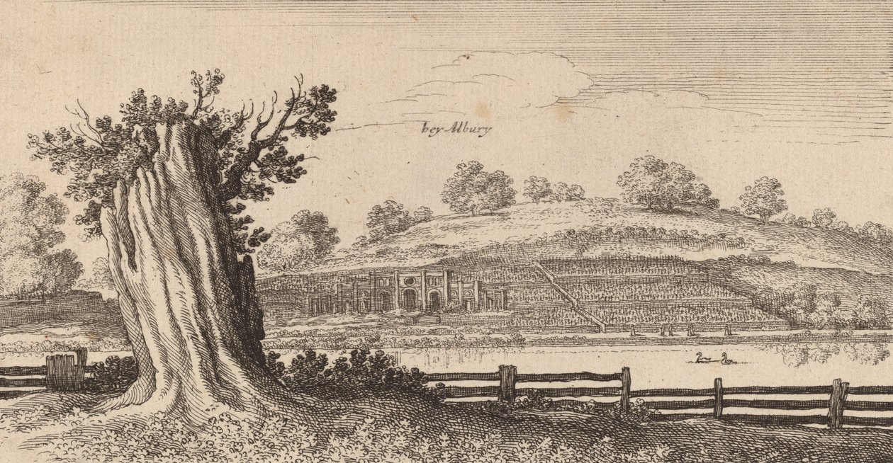 Albury, 1645. autorstwa Wenceslaus Hollar