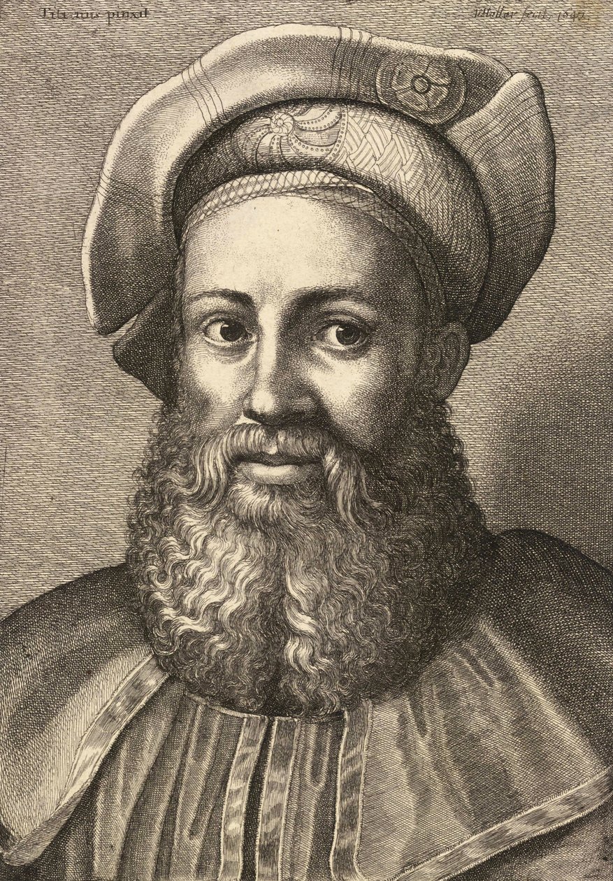 Aretino. Stan 2 autorstwa Wenceslaus Hollar