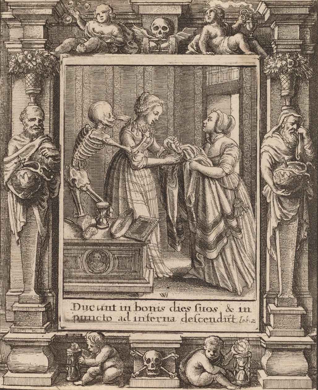 Panna młoda, 1651. autorstwa Wenceslaus Hollar