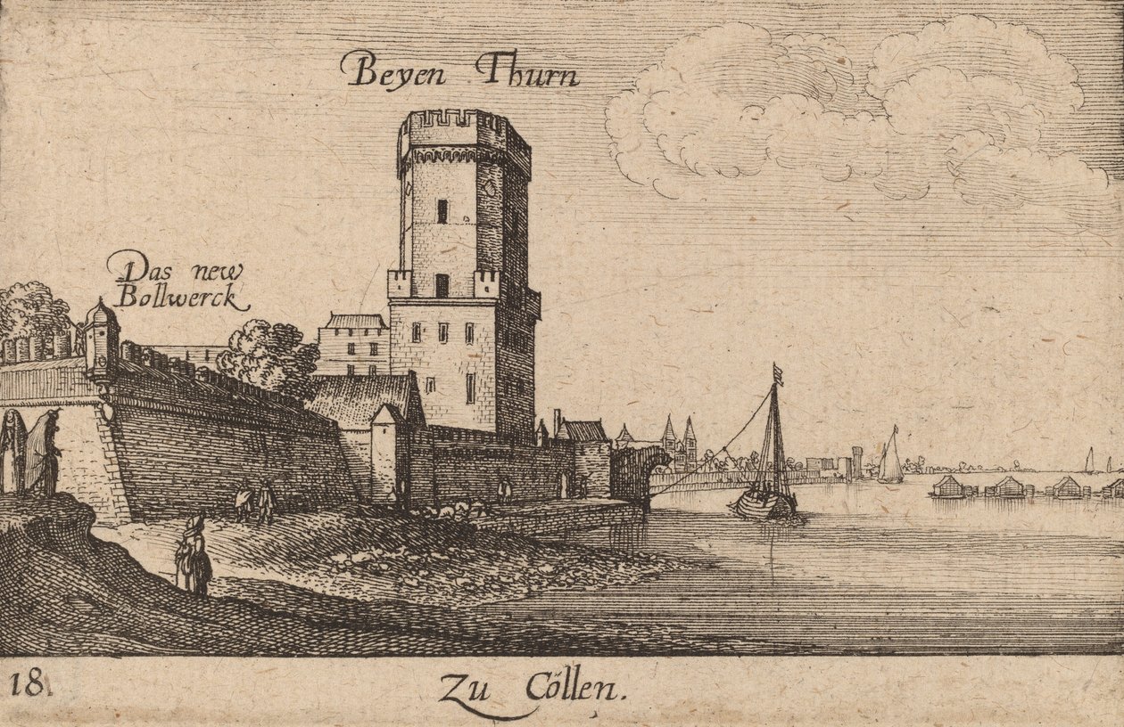 Kolonia, 1635. autorstwa Wenceslaus Hollar