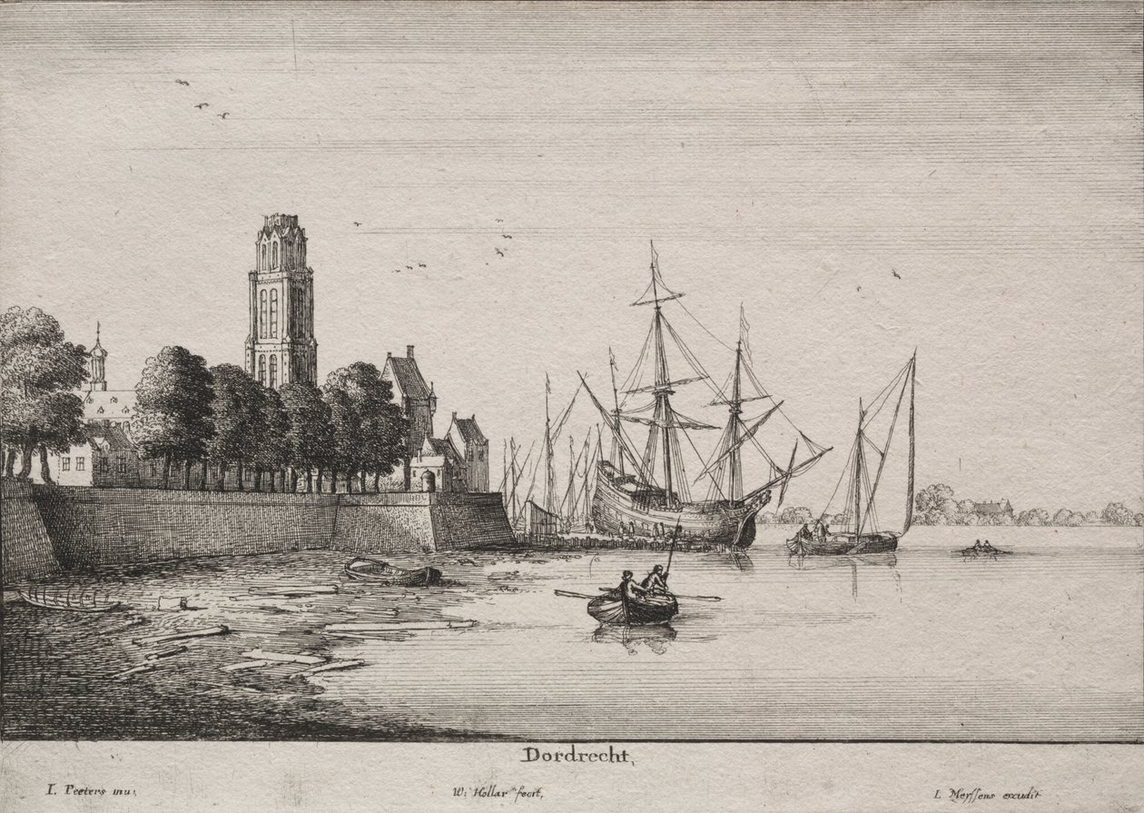 Dordrecht autorstwa Wenceslaus Hollar