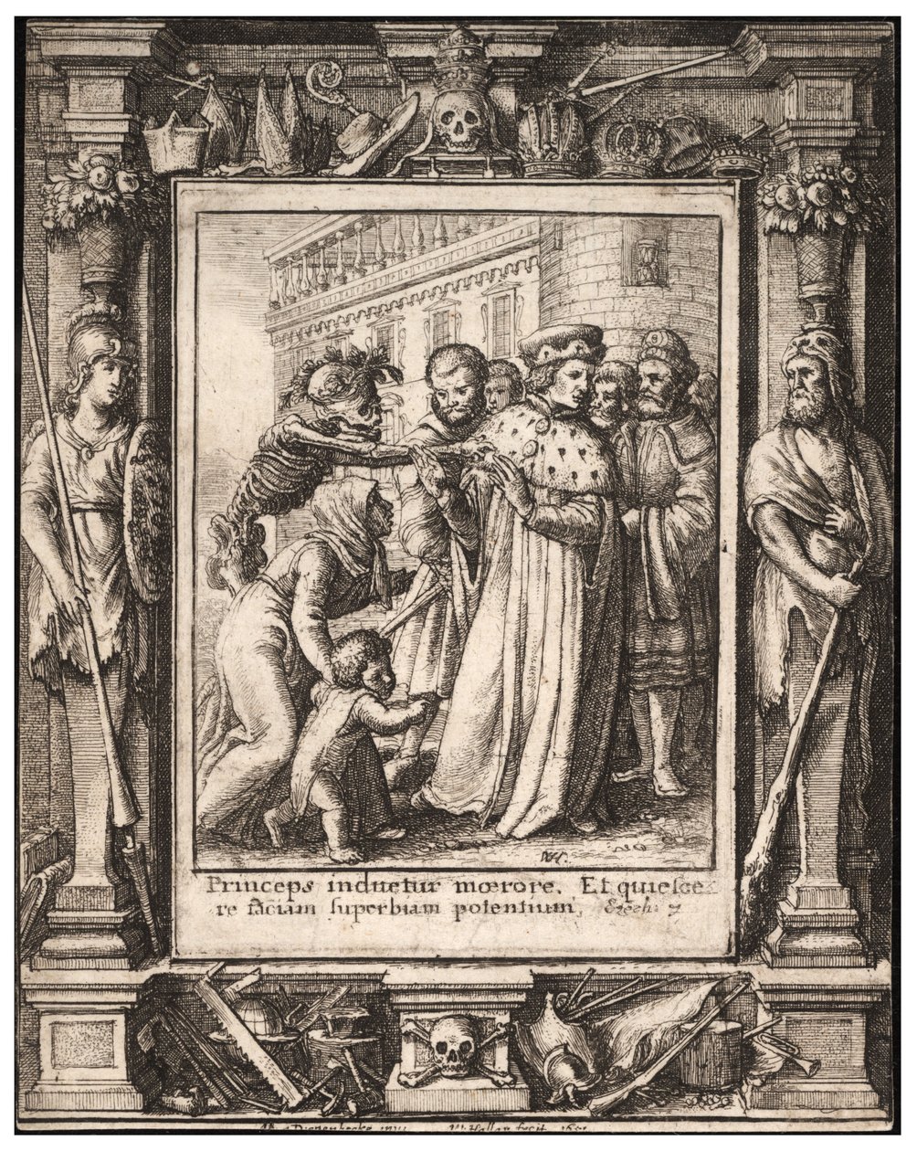 Książę. Stan 1 autorstwa Wenceslaus Hollar