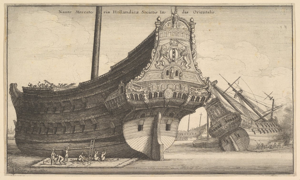 Holenderski Indianin Wschodni, 1647. autorstwa Wenceslaus Hollar