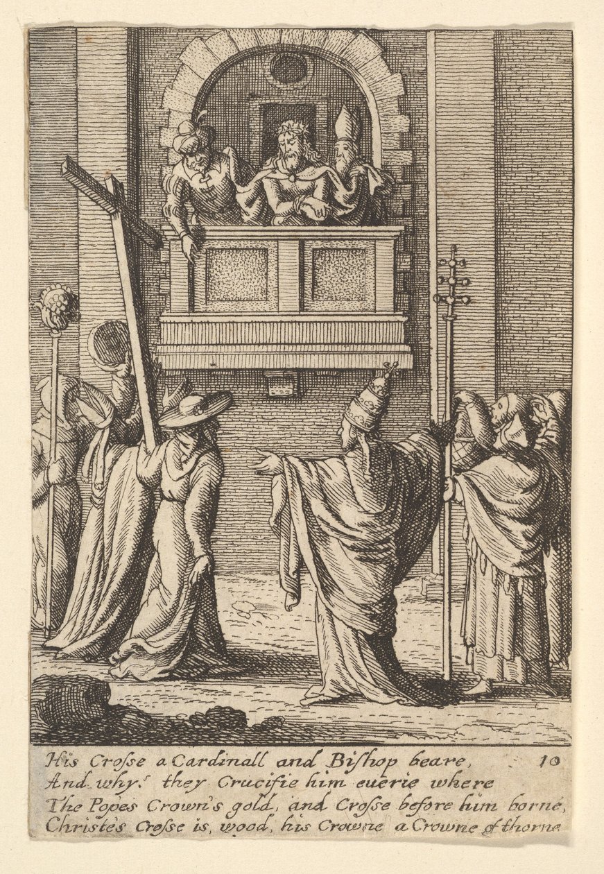 Oto Człowiek, 1625-77. autorstwa Wenceslaus Hollar