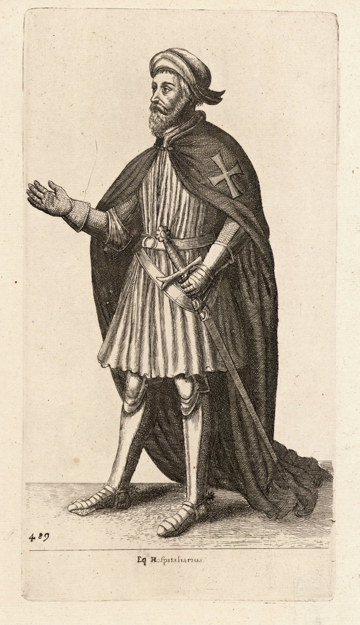 Równ. Szpitalnik. Stan 2 autorstwa Wenceslaus Hollar