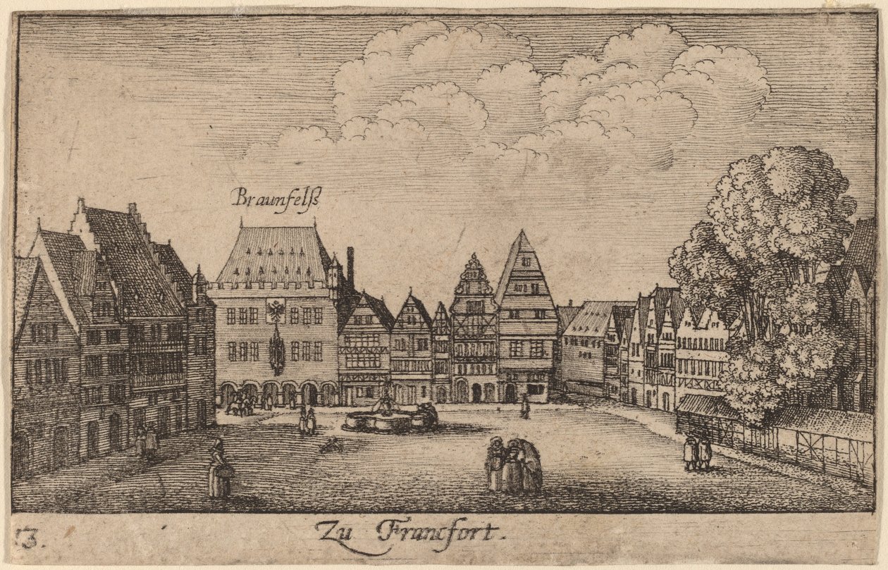 Frankfurt autorstwa Wenceslaus Hollar