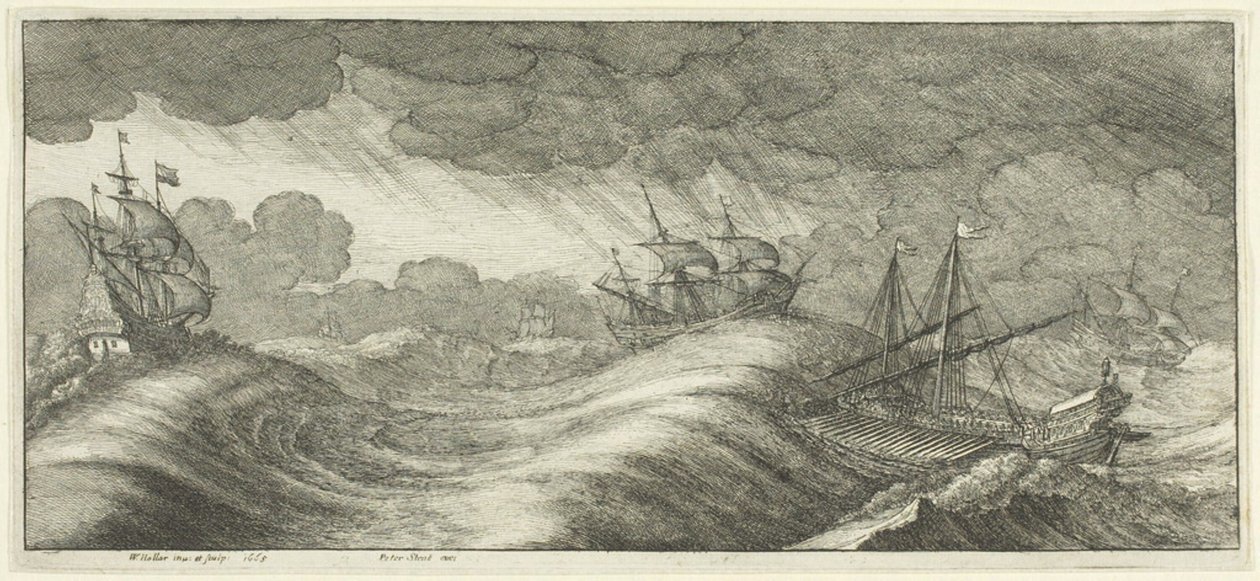 Galera autorstwa Wenceslaus Hollar
