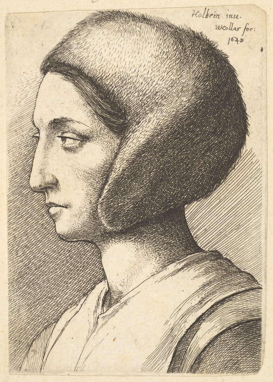 Margaret Giggs, 1648. autorstwa Wenceslaus Hollar