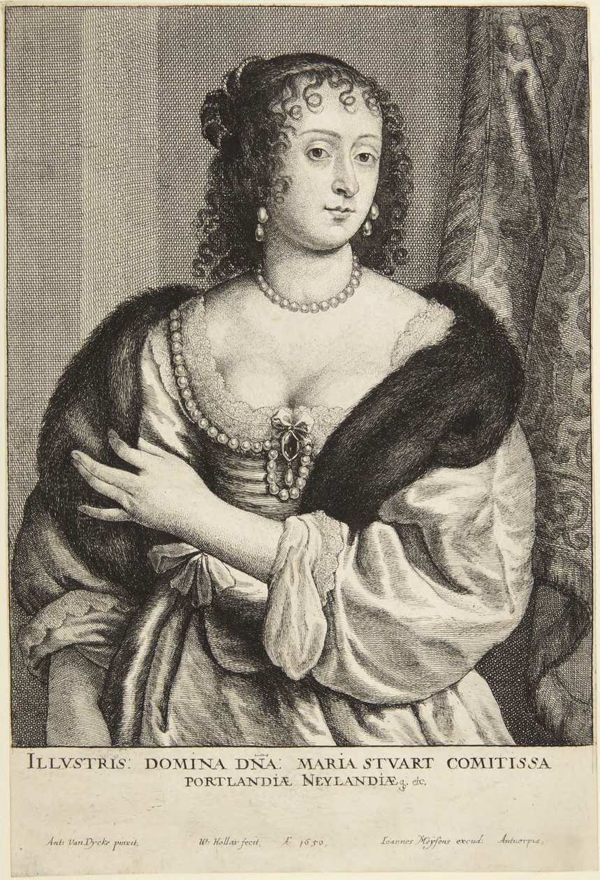 Maria Stuart autorstwa Wenceslaus Hollar