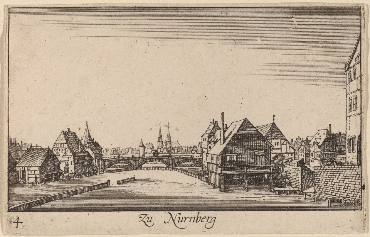 Norymberga autorstwa Wenceslaus Hollar