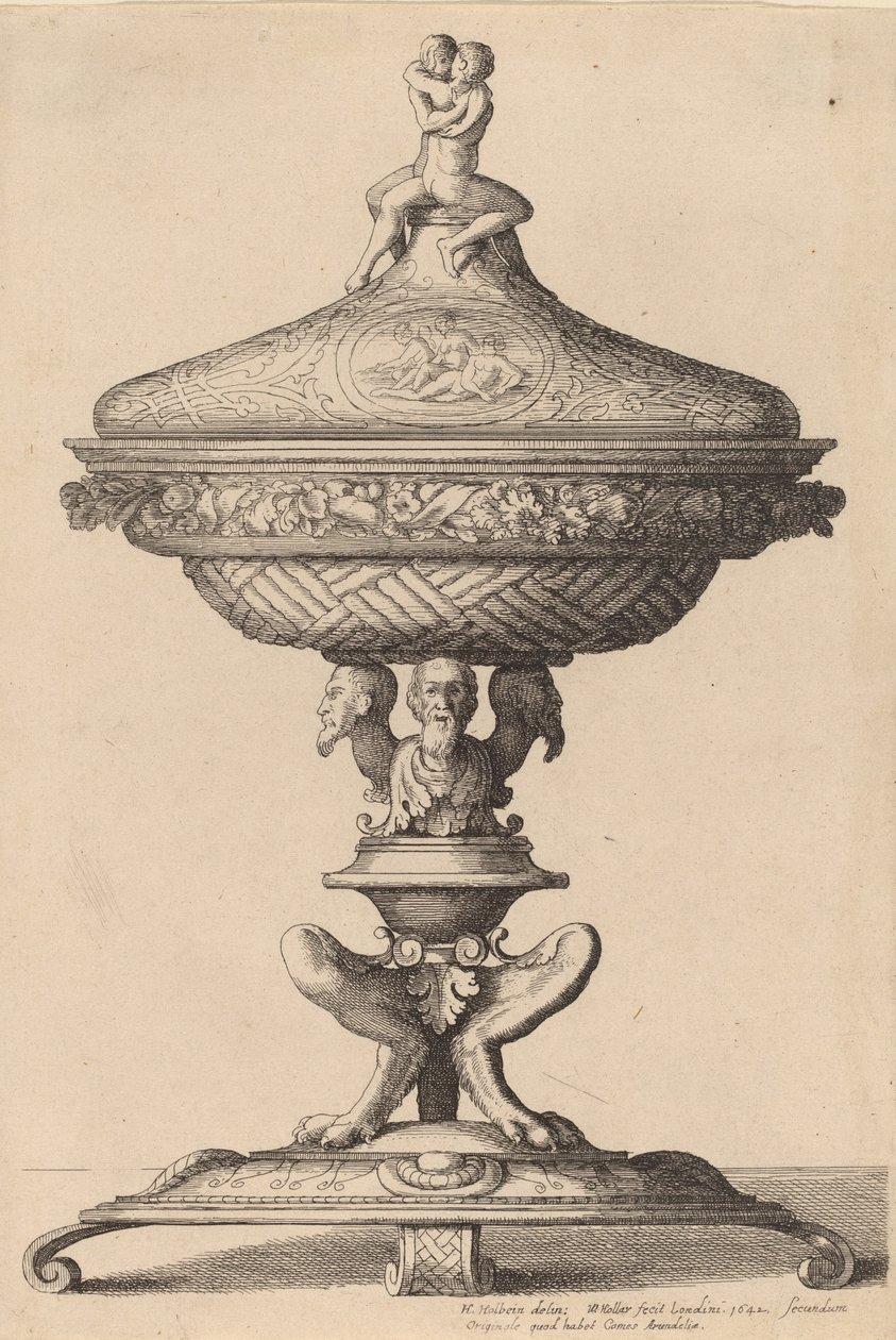 Ozdobna Czara, 1642. autorstwa Wenceslaus Hollar