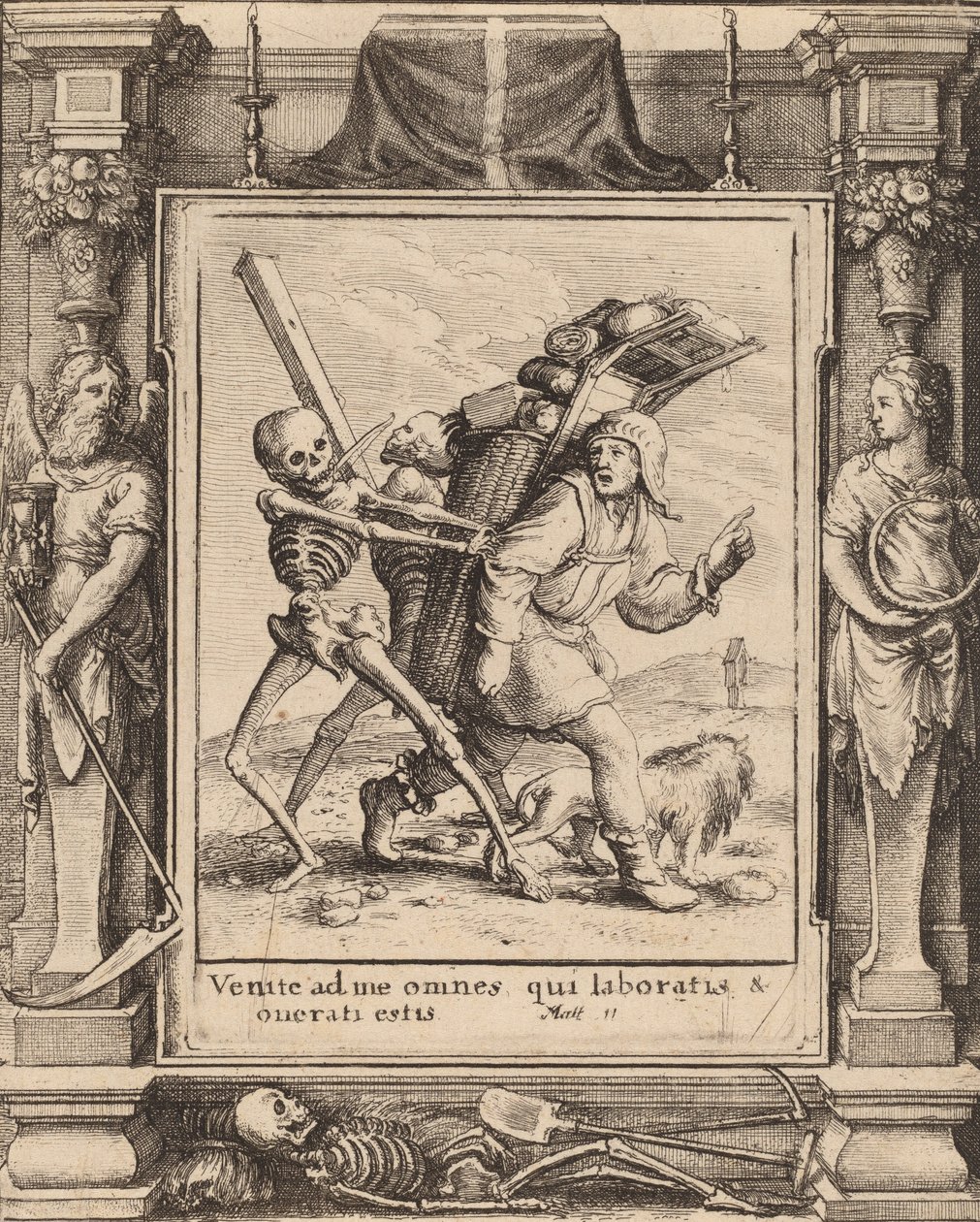 Handlarz, 1651. autorstwa Wenceslaus Hollar