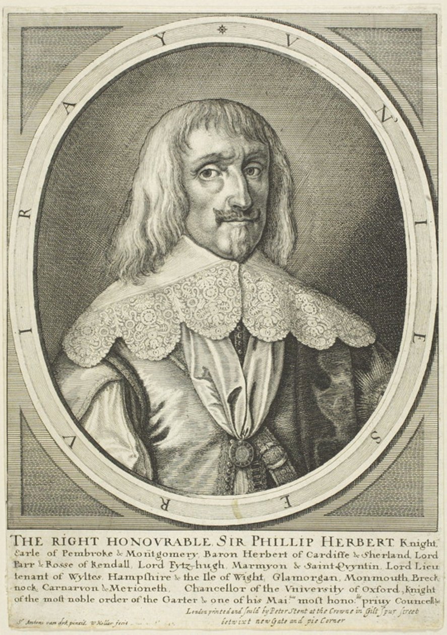Philip Herbert, hrabia Pembroke autorstwa Wenceslaus Hollar