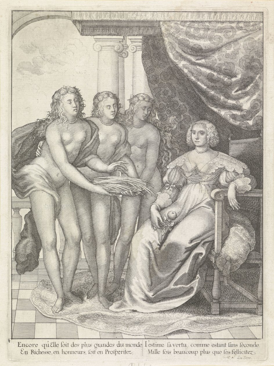 Portret Amalii van Solms autorstwa Wenceslaus Hollar